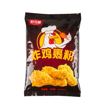 厂家批发舒可曼炸鸡裹粉500原装 黄色肯德基面包糠 烘焙原料