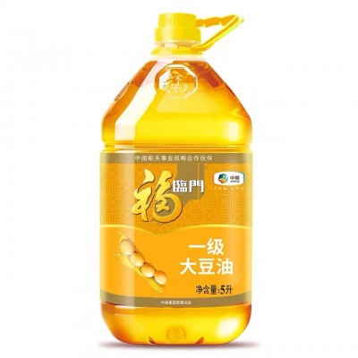 中粮福临门大豆油5L 食用油 食用油炒菜 中粮出品