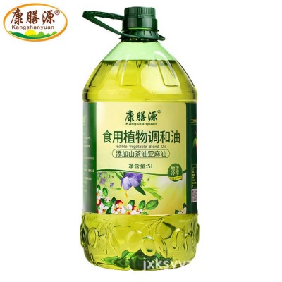 康膳源 山茶亚麻籽食用植物调和油 5L