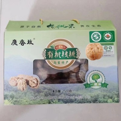 陇南特产有机核桃果2500g美味西坡