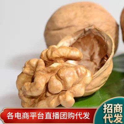 新疆多口味熟核桃批发代发500g 椒盐草本奶香味纸皮手剥开口熟核