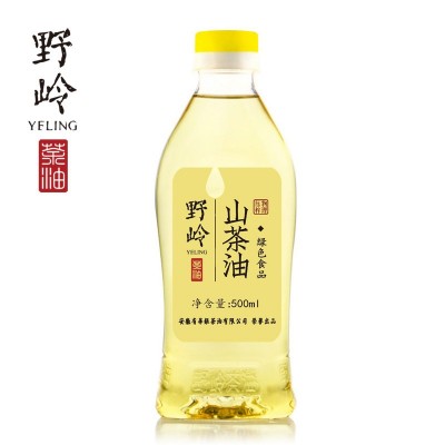 野岭压榨山茶油500ml 绿色食品 物理压榨工艺油茶籽油 一件代发