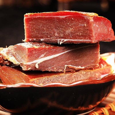 【腊制品】 辰溪县烟熏黄牛肉腊肉饲草放养牛农家青壮牛肉500g