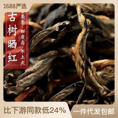 自产自销春云南滇红茶蜜香红茶古树晒红500克滇红散 装茶叶