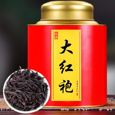 武夷岩茶大红袍肉桂乌龙茶茶叶罐装300g散装批发厂家支持一件代发