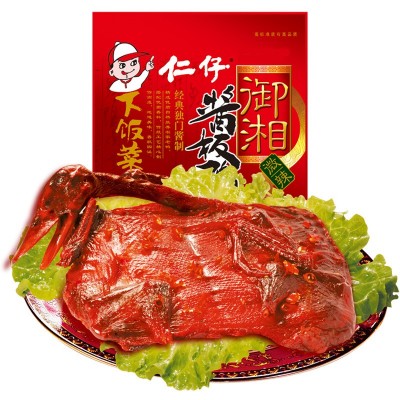 湖南风味仁仔400克酱板鸭鸭肉类熟食食品香辣小吃批发零食卤味配